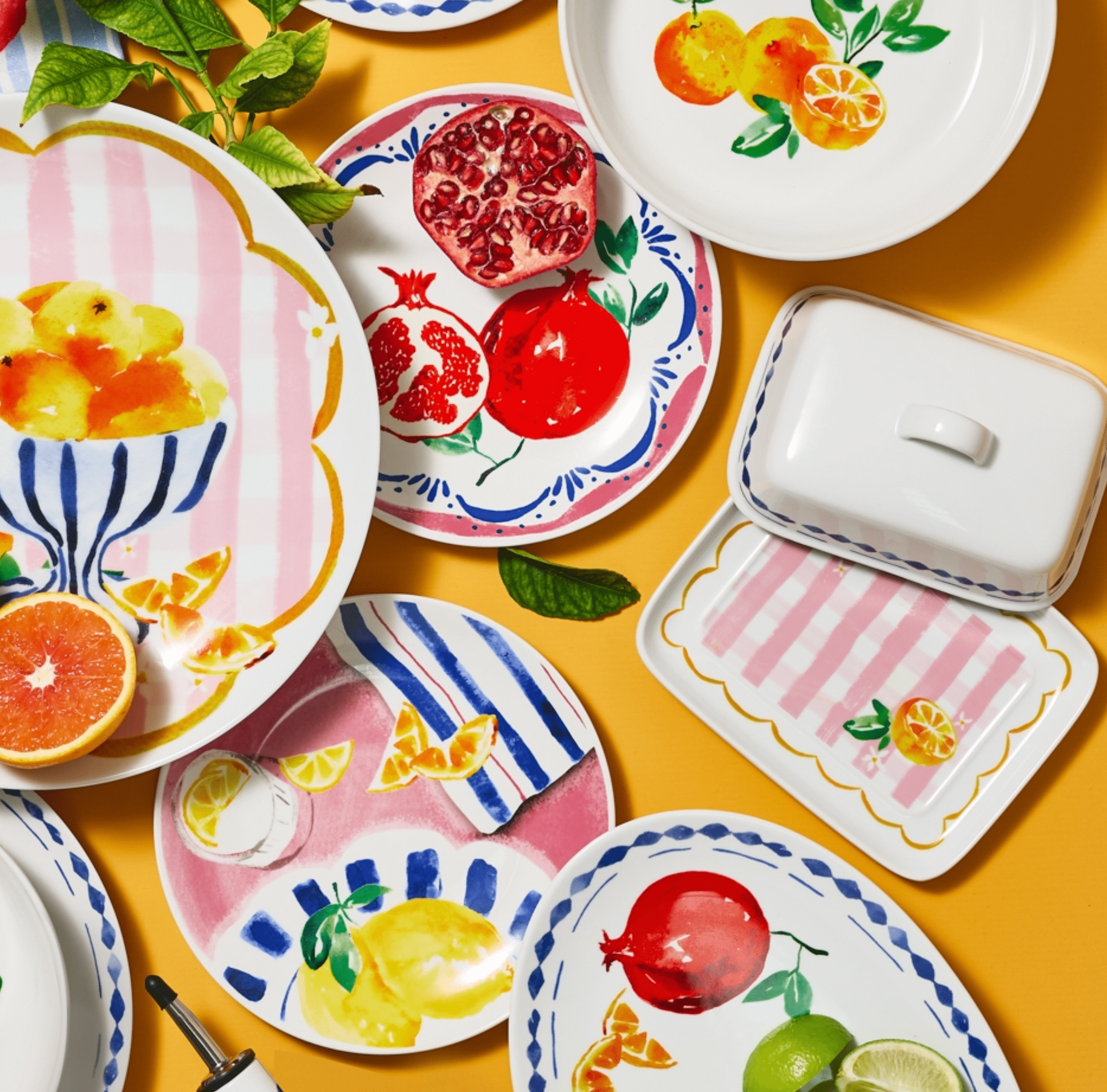 Haven & Space Berry KITCHEN Positano Summer Plate