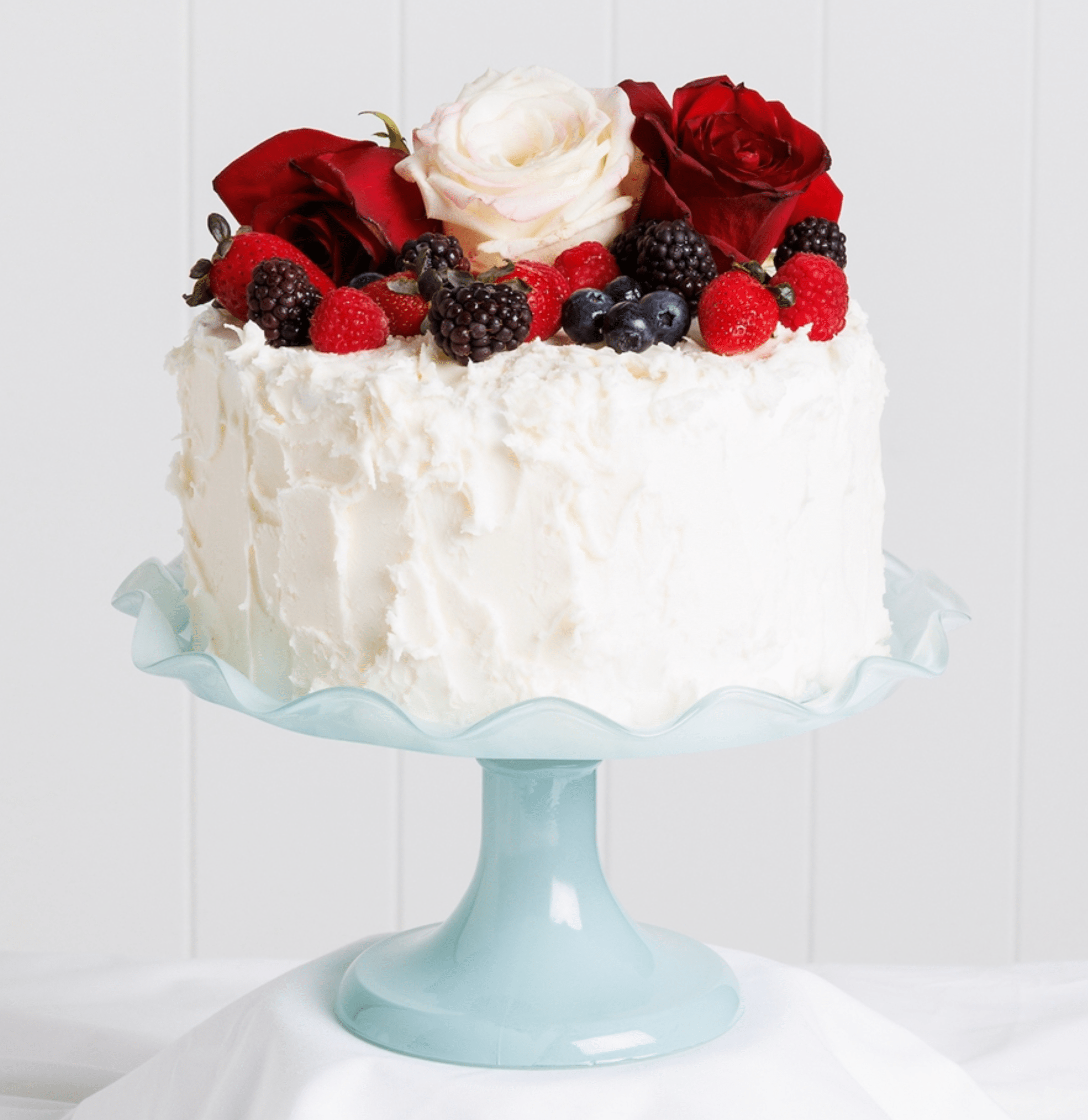Haven & Space Berry KITCHEN Ruffle Cake Stand