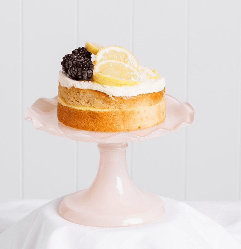 Haven & Space Berry KITCHEN Ruffle Cake Stand