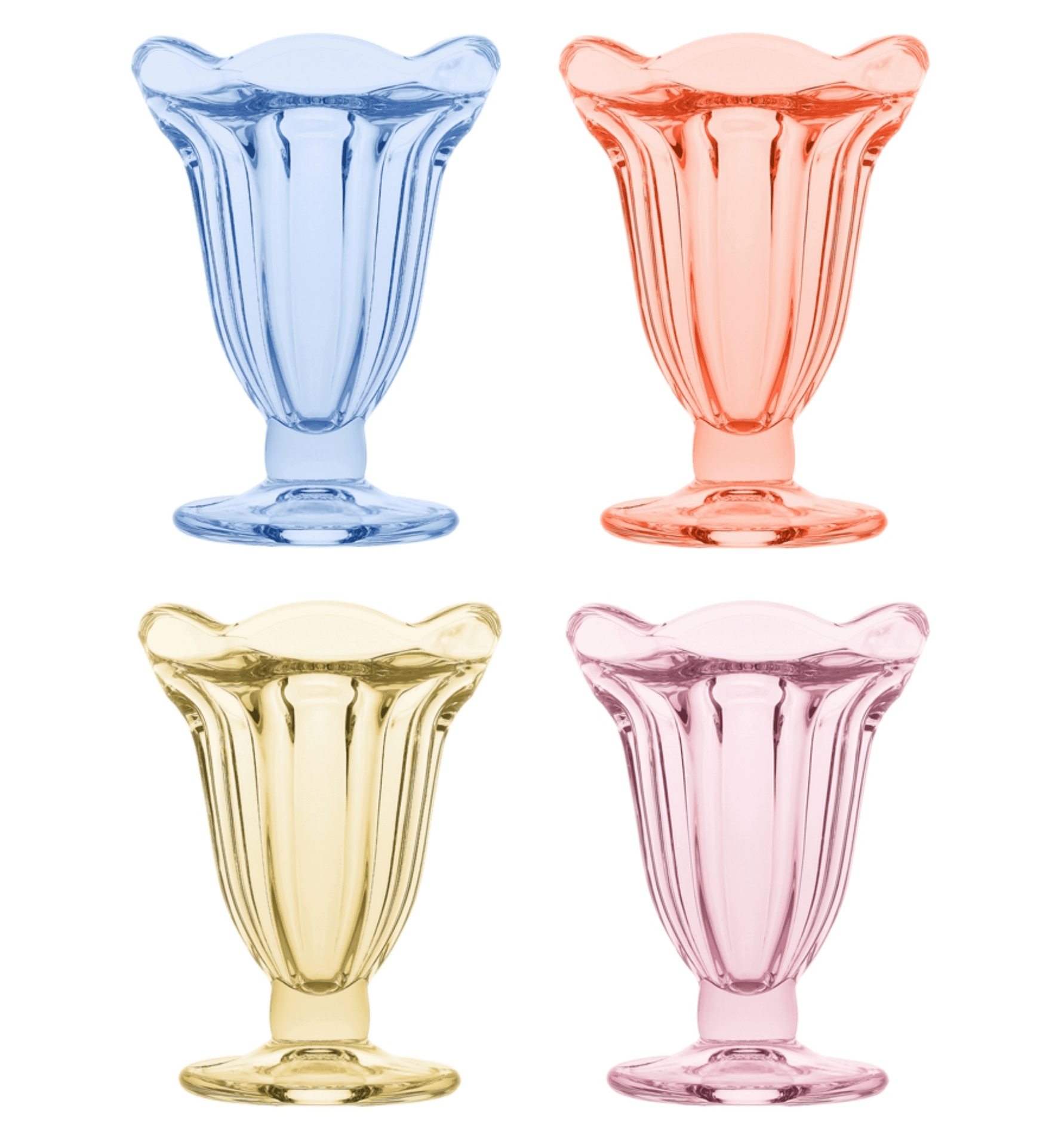 Haven & Space Berry KITCHEN S/4 Sundae Glasses