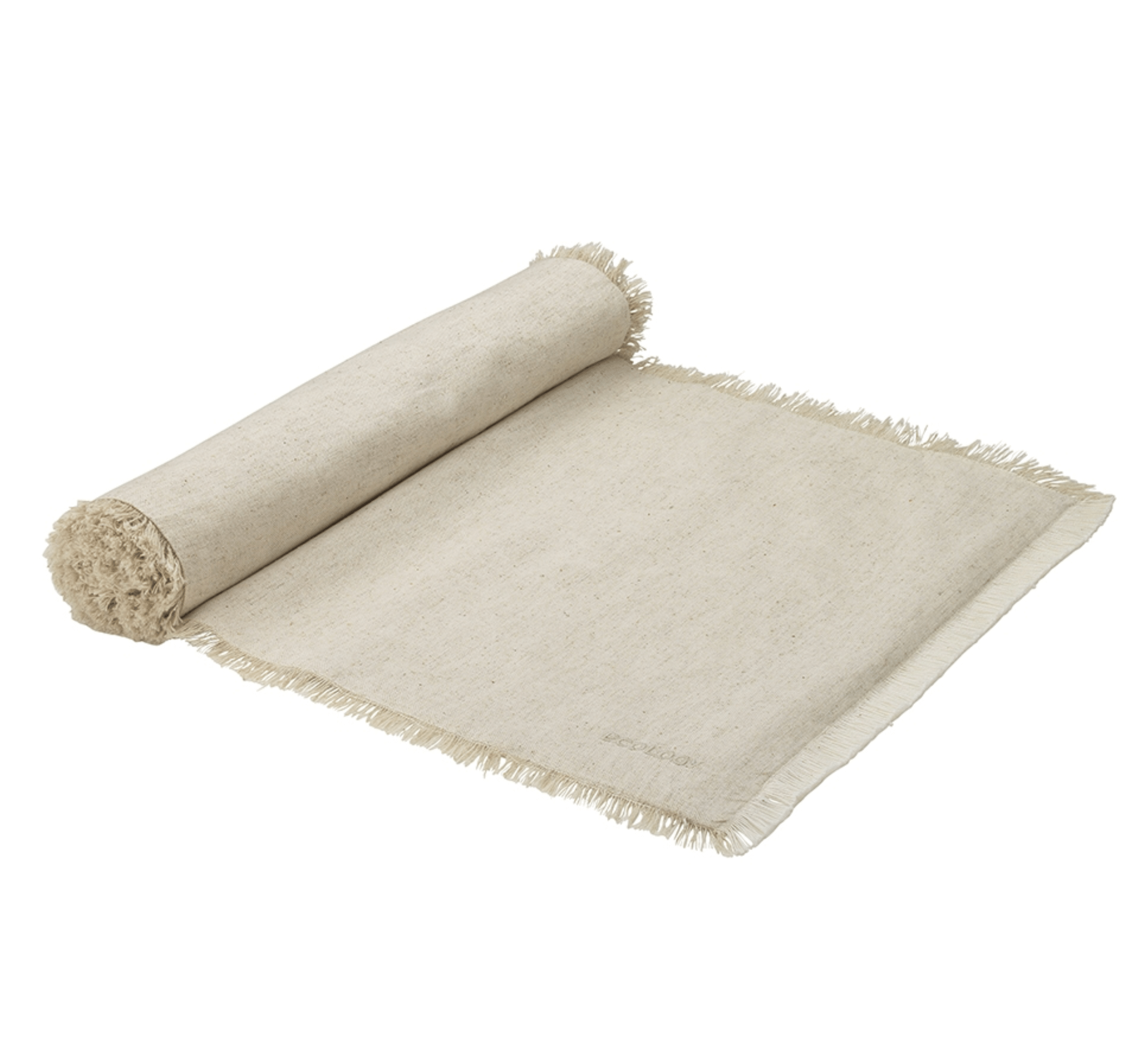 Haven & Space Berry KITCHEN Table Runner Flax Cotton Table Napery