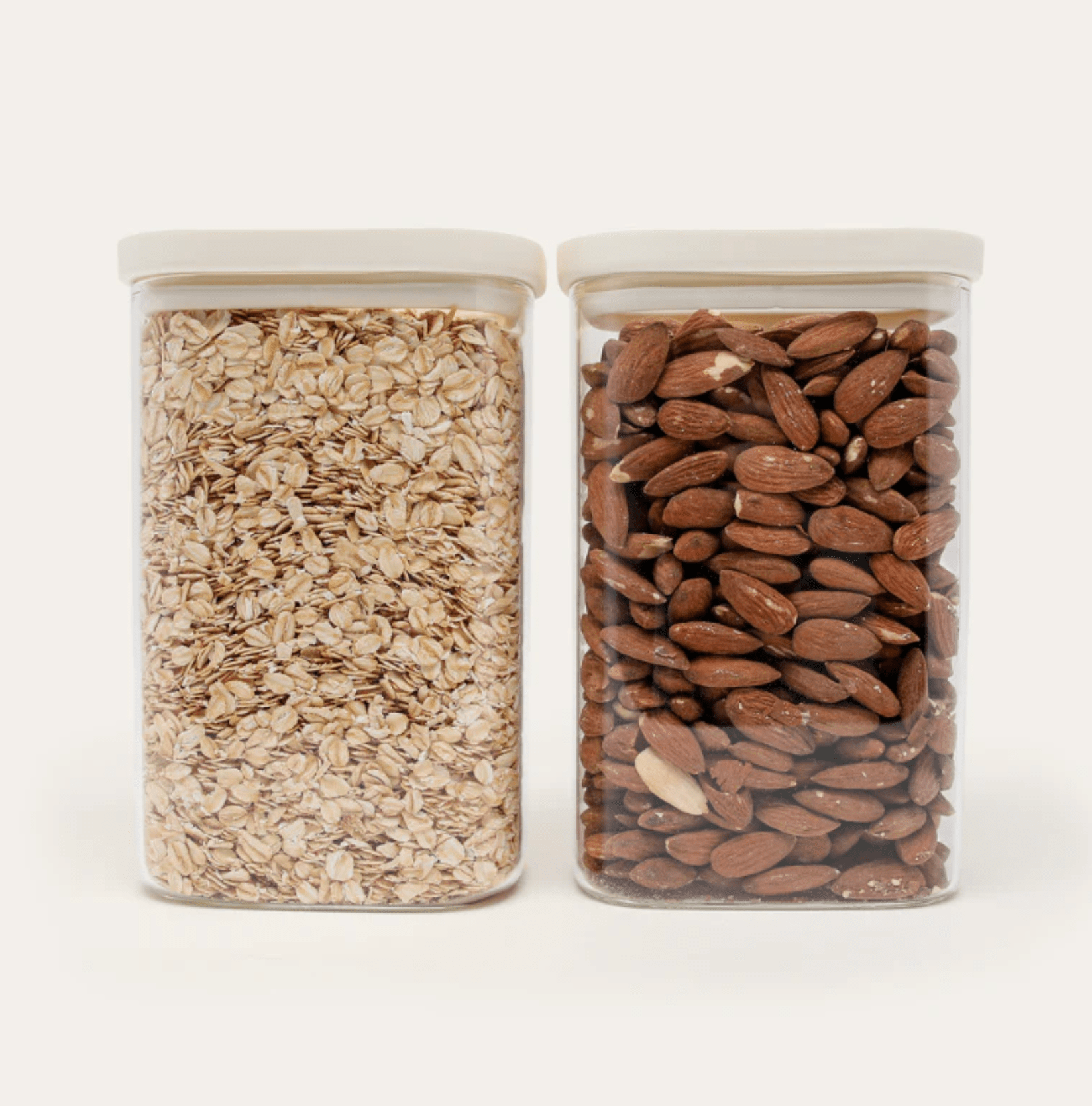 Haven & Space Berry KITCHEN Tallow Rectangle Glass Pantry Jar | 2pk