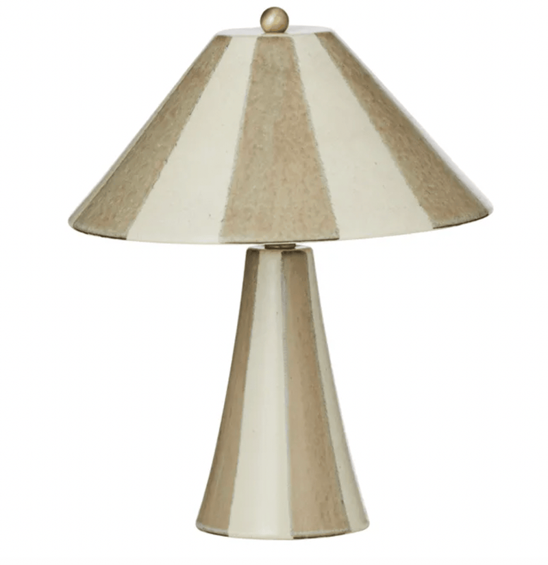 Haven & Space Berry LAMPS Grey Athol Ceramic Lamp