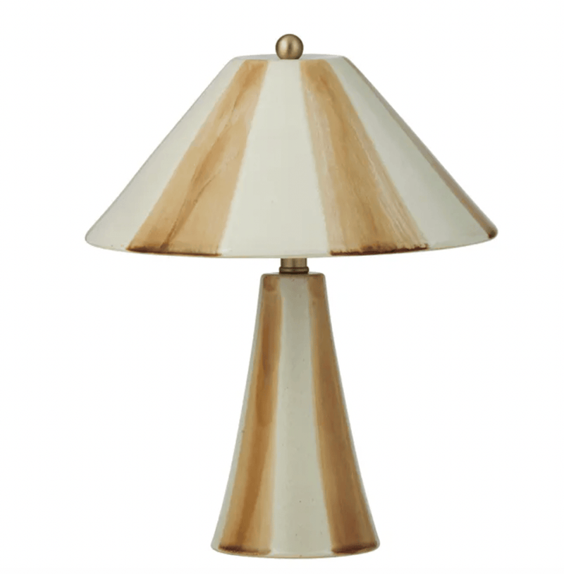 Haven & Space Berry LAMPS Mustard Athol Ceramic Lamp