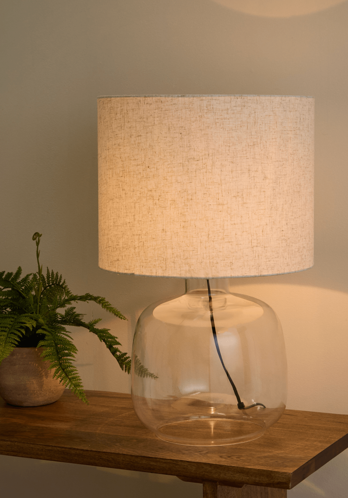 Haven & Space Berry LAMPS Tobit Glass Table Lamp