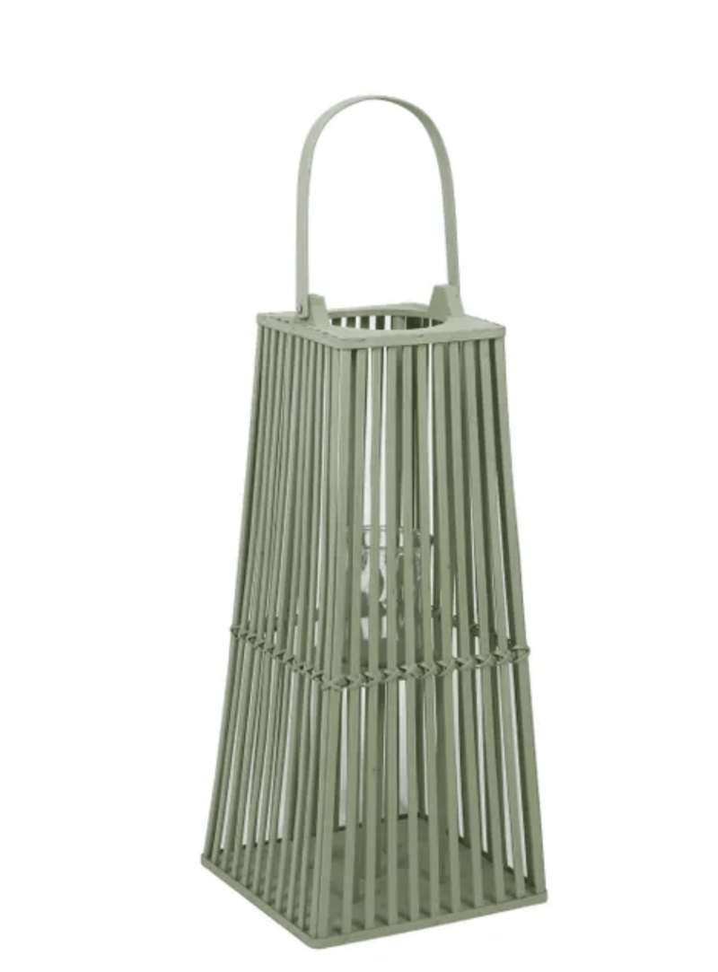 Haven & Space Berry LANTERN 58cm Rhodes Bamboo Lantern