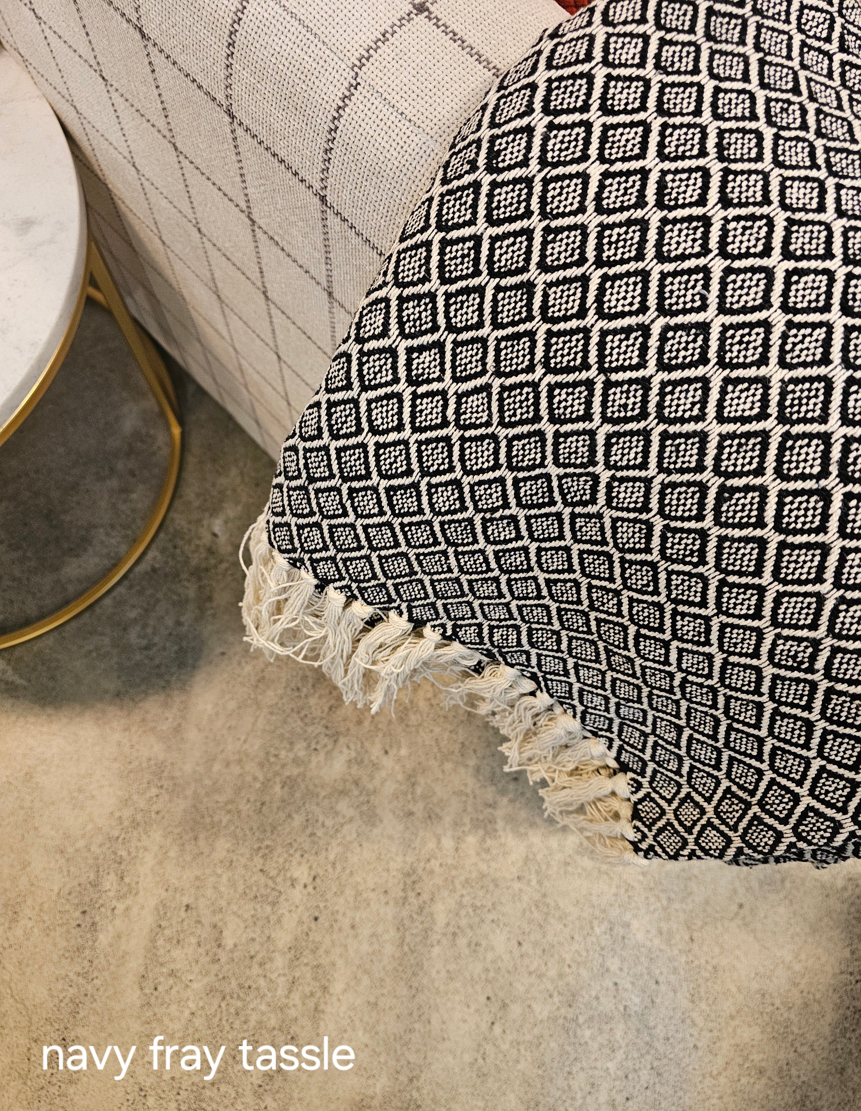 Haven & Space Berry RUG/MAT 125x150cm / COTTON Assorted Cotton Throws