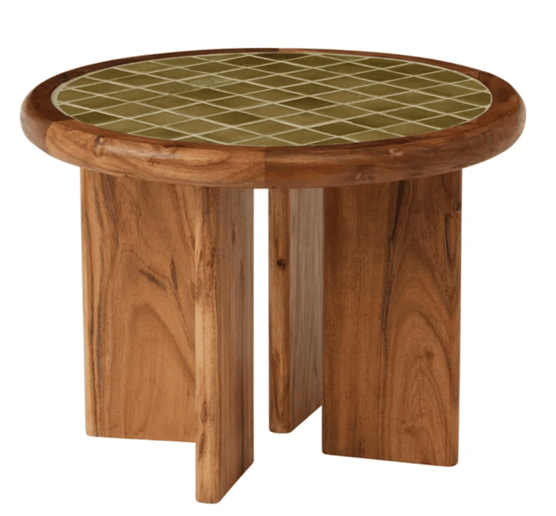 Haven & Space Berry SIDE TABLE Tegolia Tile Table