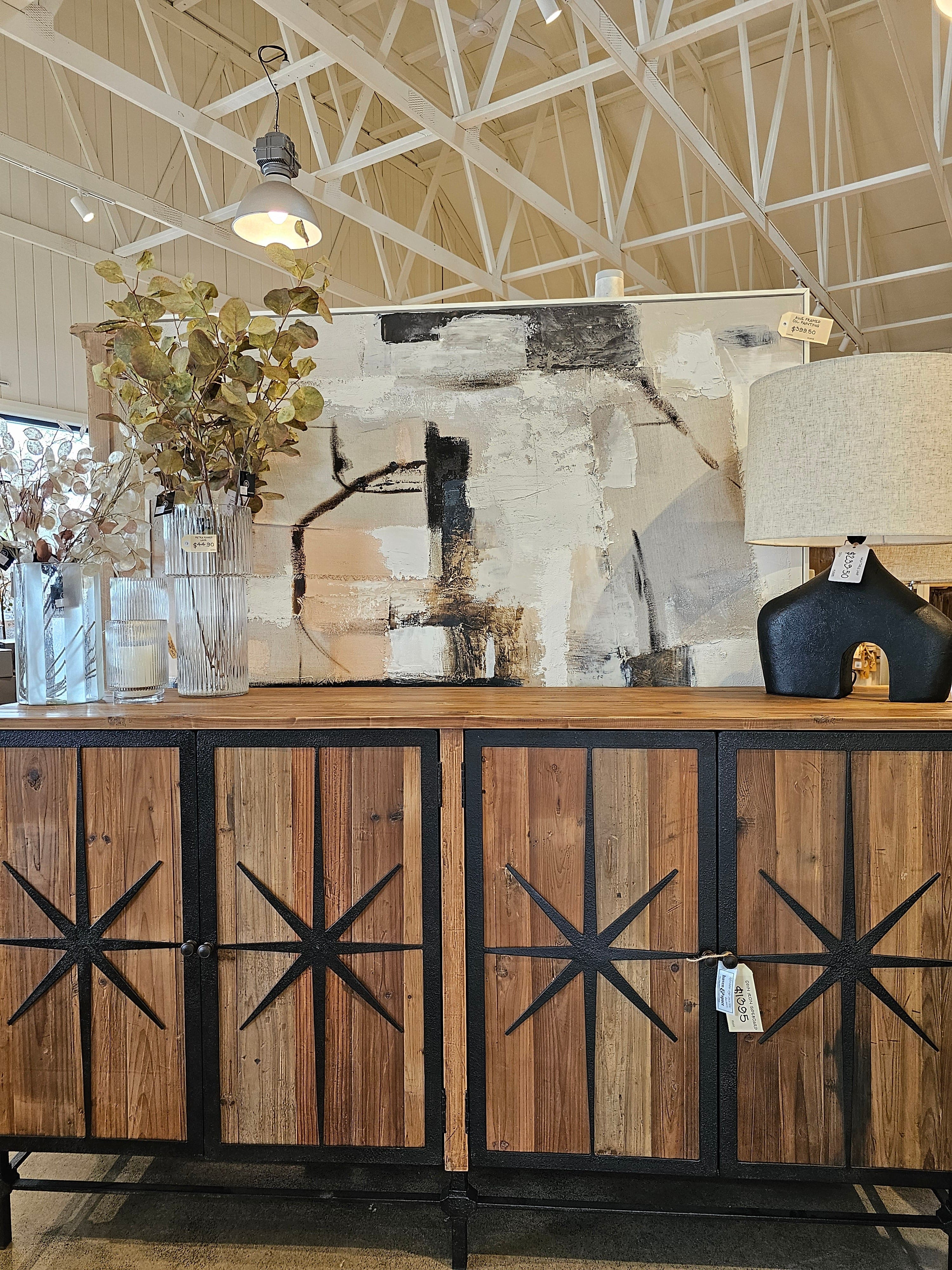 Haven & Space Berry SIDEBOARD 180x45x100CM Odin Iron Sideboard