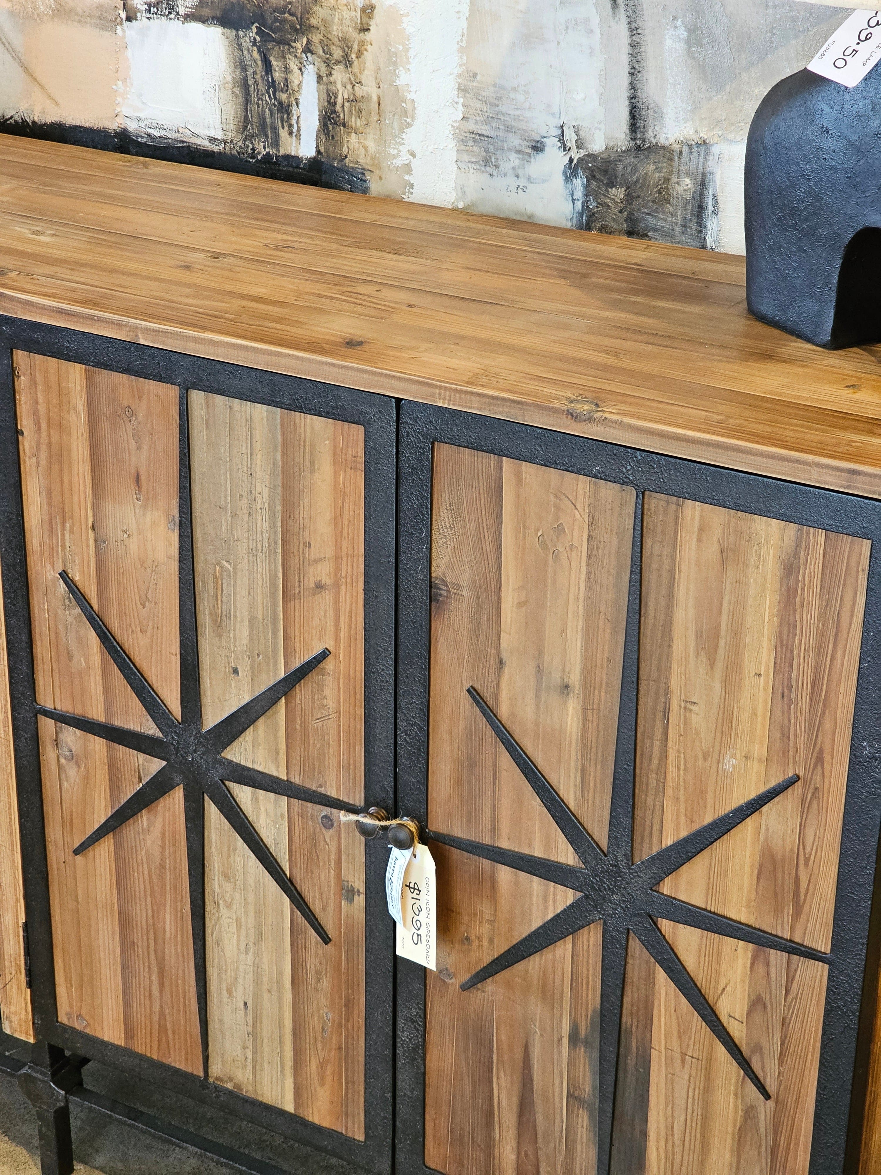 Haven & Space Berry SIDEBOARD 180x45x100CM Odin Iron Sideboard