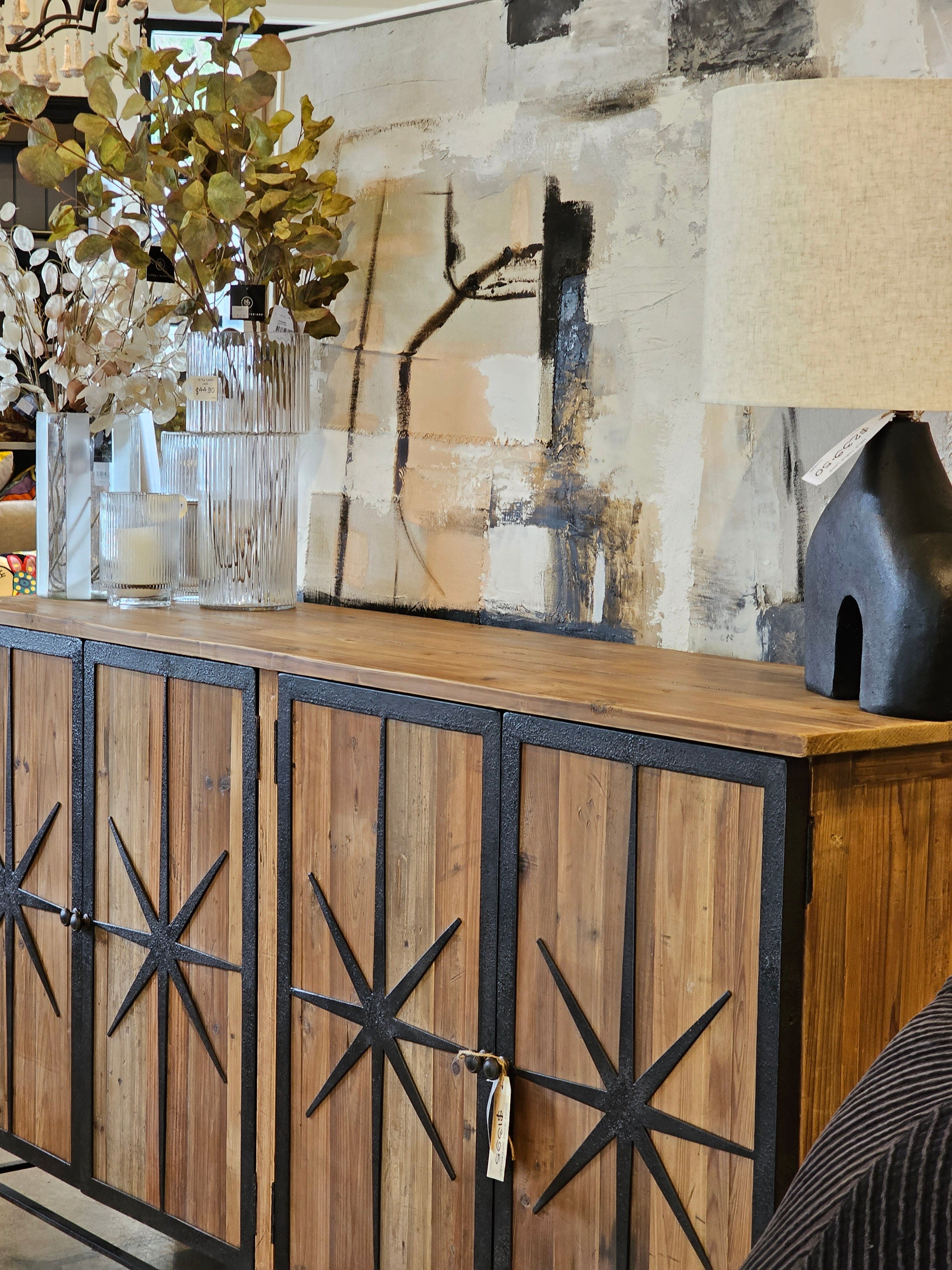 Haven & Space Berry SIDEBOARD 180x45x100CM Odin Iron Sideboard