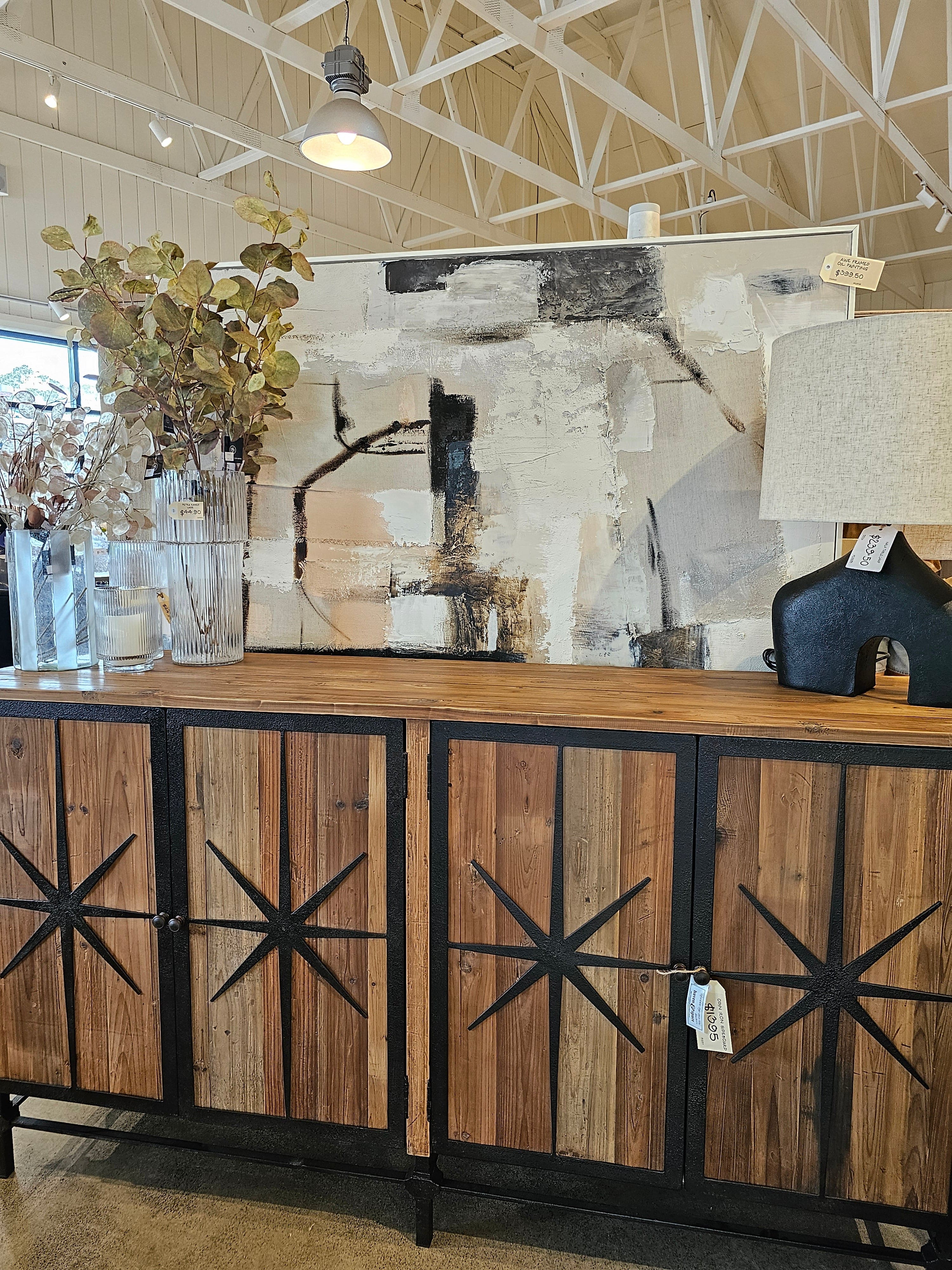 Haven & Space Berry SIDEBOARD 180x45x100CM Odin Iron Sideboard