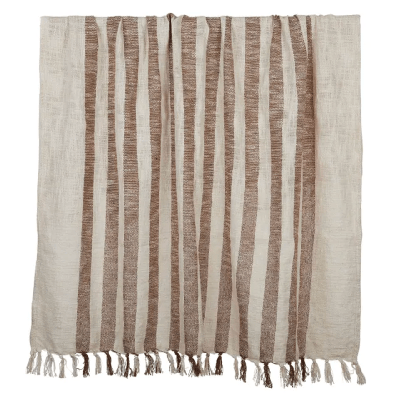 Haven & Space Berry THROW 125x150cm / Cocoa Montauk Cotton Thow