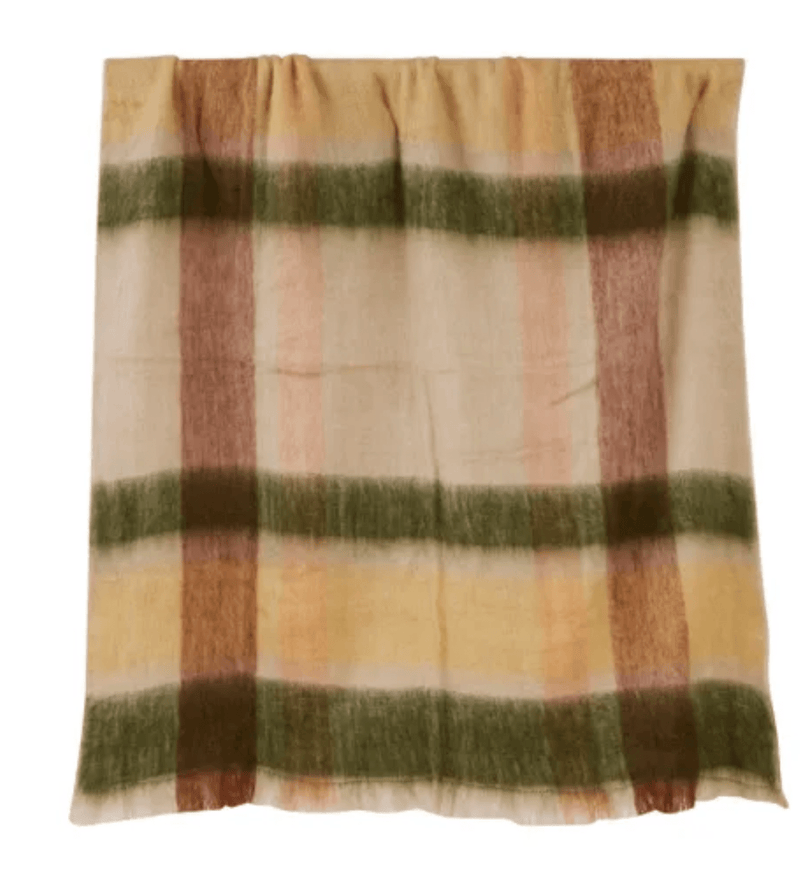 Haven & Space Berry THROW 125x150cm Desdemona Wool Blend Throw