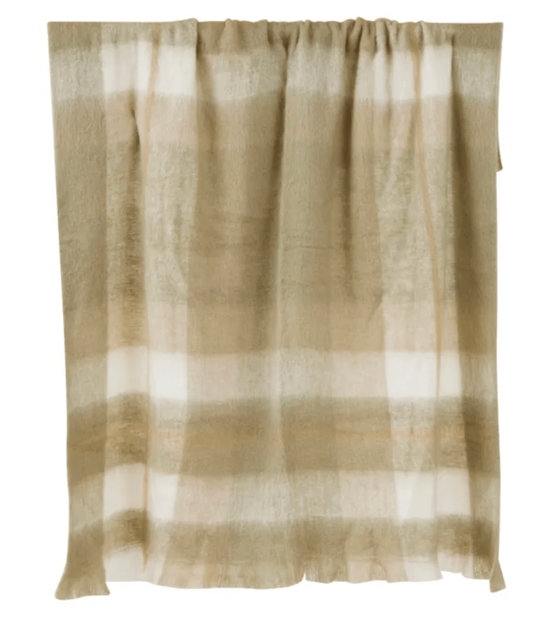 Haven & Space Berry THROW 125x150cm Gertrude Wool Blend Throw