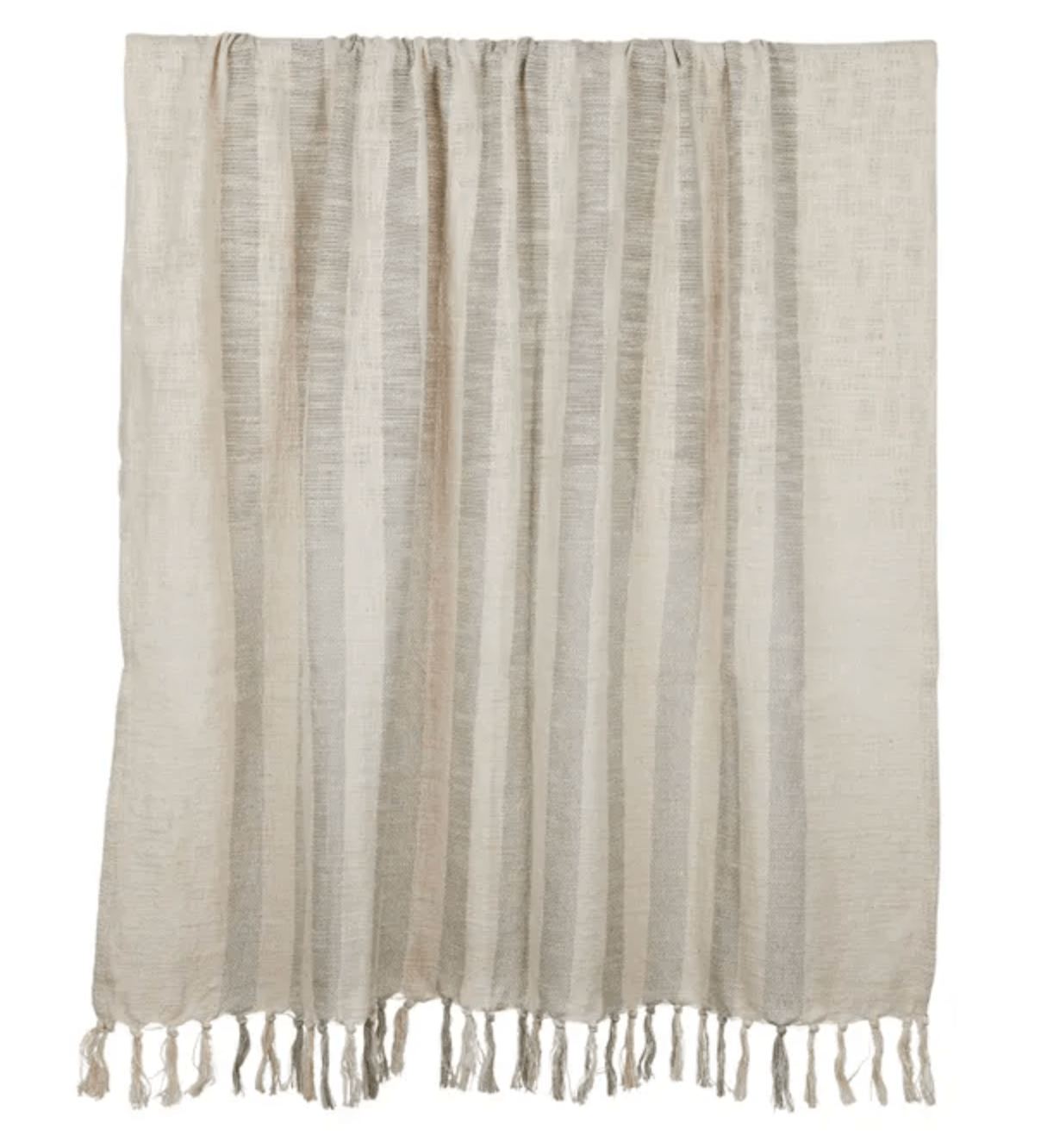 Haven & Space Berry THROW 125x150cm / Grey Montauk Cotton Thow