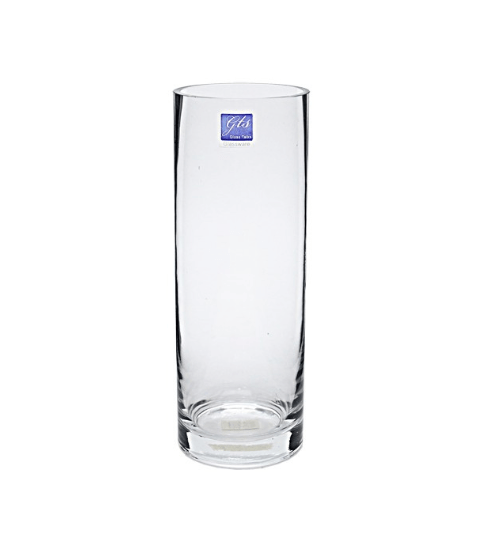 Haven & Space Berry VASES 25x10cm Glass Cylinder Vase