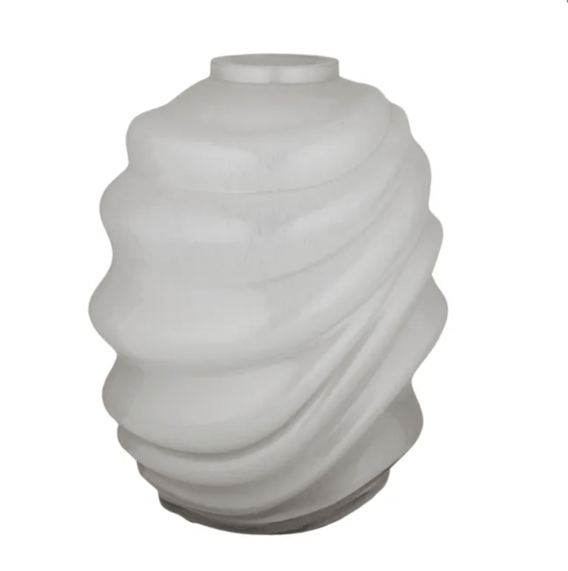 Haven & Space Berry VASES 30CM / Grey Marea Glass Vase
