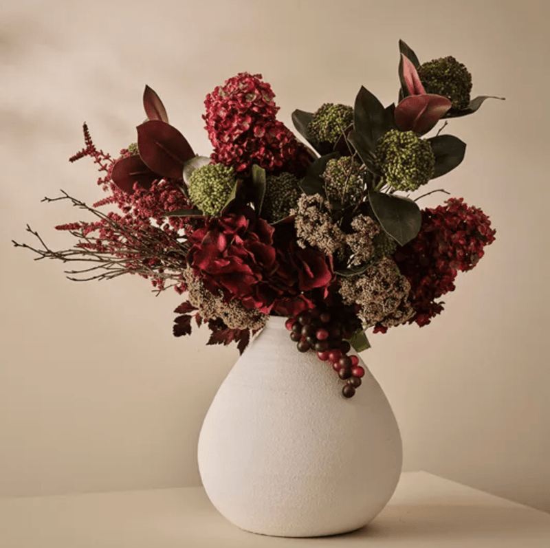 Haven & Space Berry VASES 36x37CM / White Mason Vase