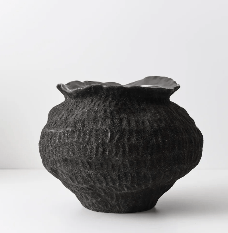 Haven & Space Berry VASES Anthracite Pot Lexi