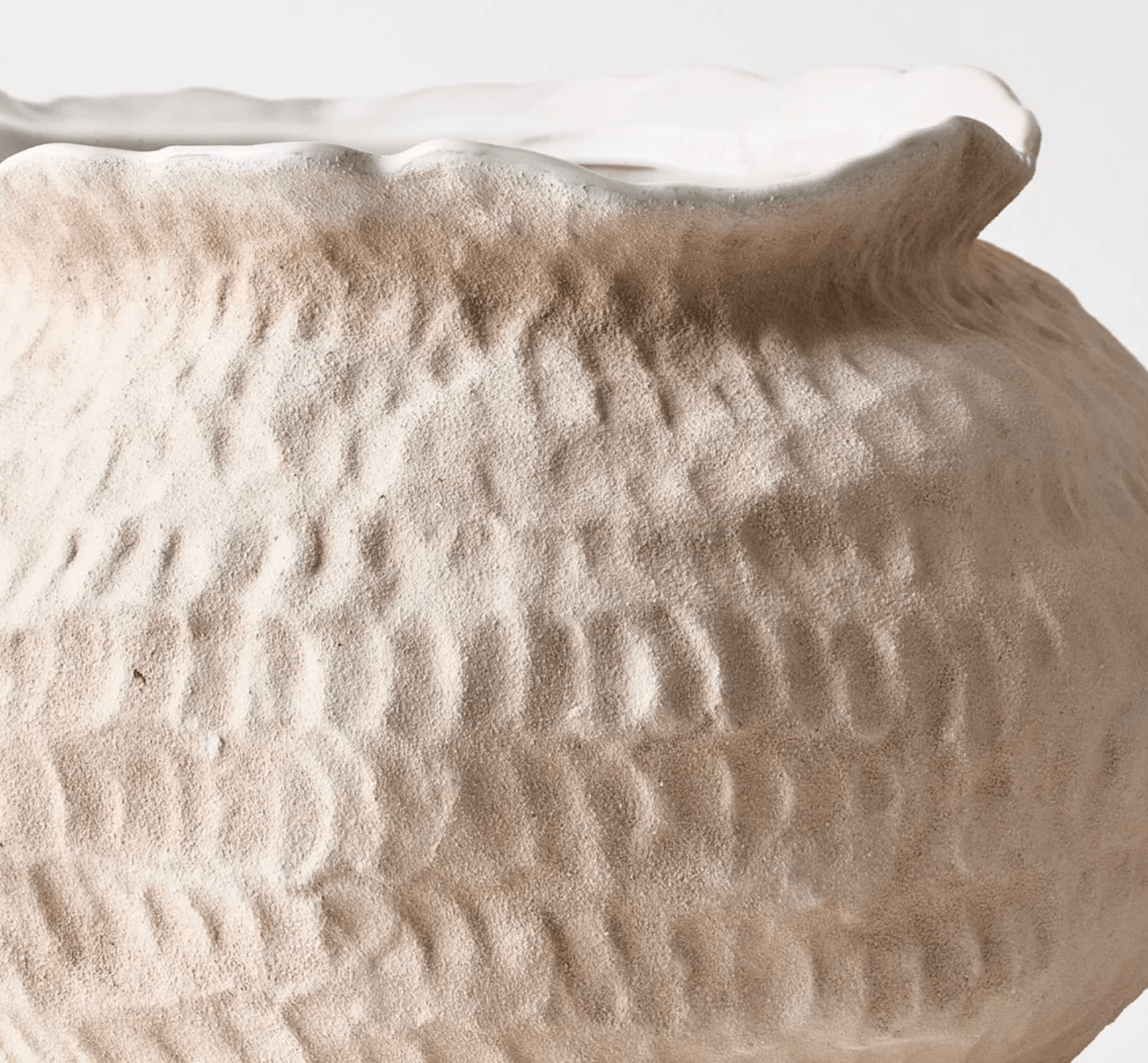 Haven & Space Berry VASES White Pot Lexi