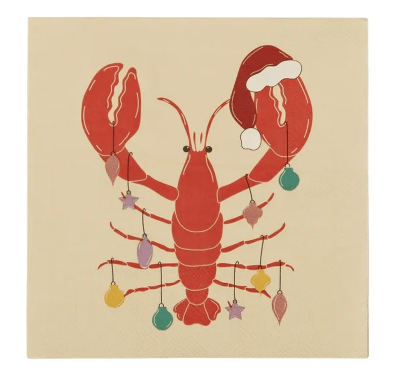 Haven & Space Berry XMAS 20PK Christmas Claws Napkin 3ply