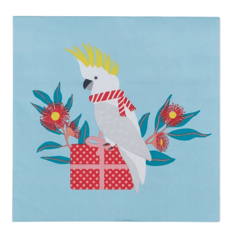 Haven & Space Berry XMAS 20PK Christmas Polly Napkin 3ply