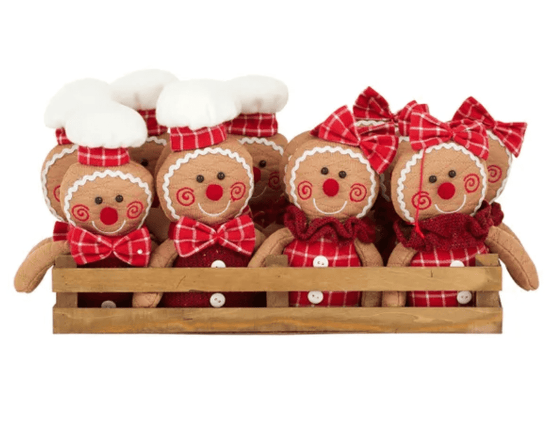 Haven & Space Berry XMAS Fabric Gingerbread