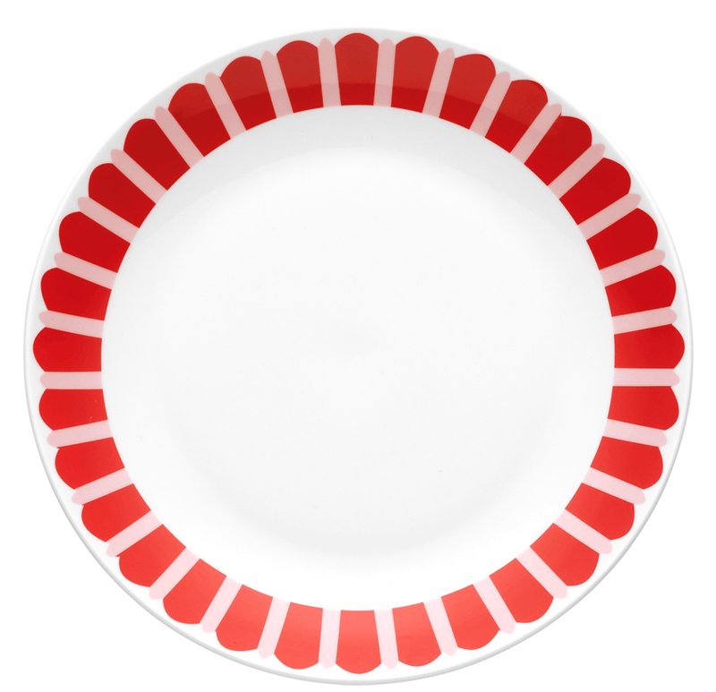 Haven & Space Berry XMAS Night Before Christmas Dinner Plate
