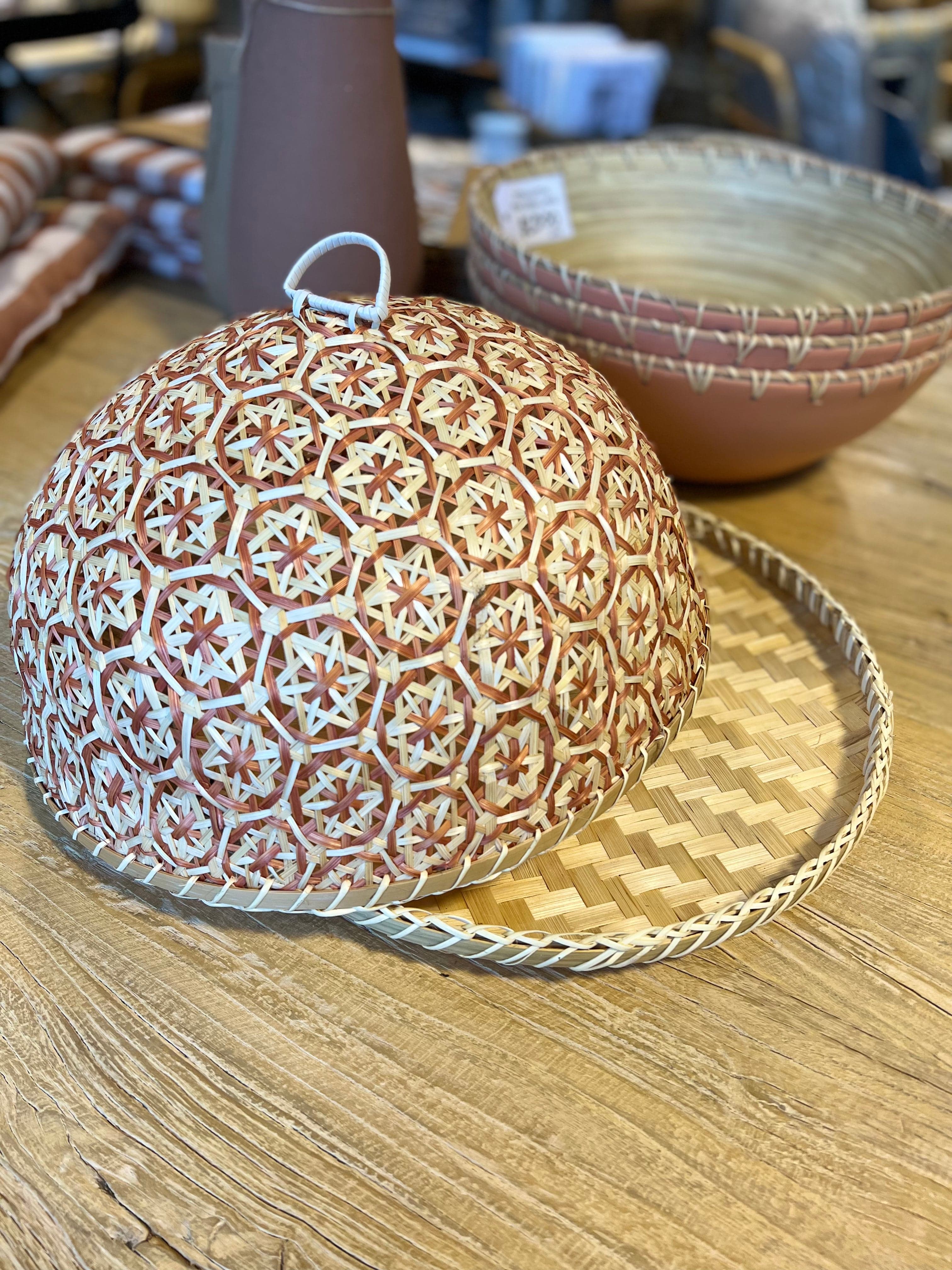 Haven & Space Berry Abbey Bamboo Food Cover