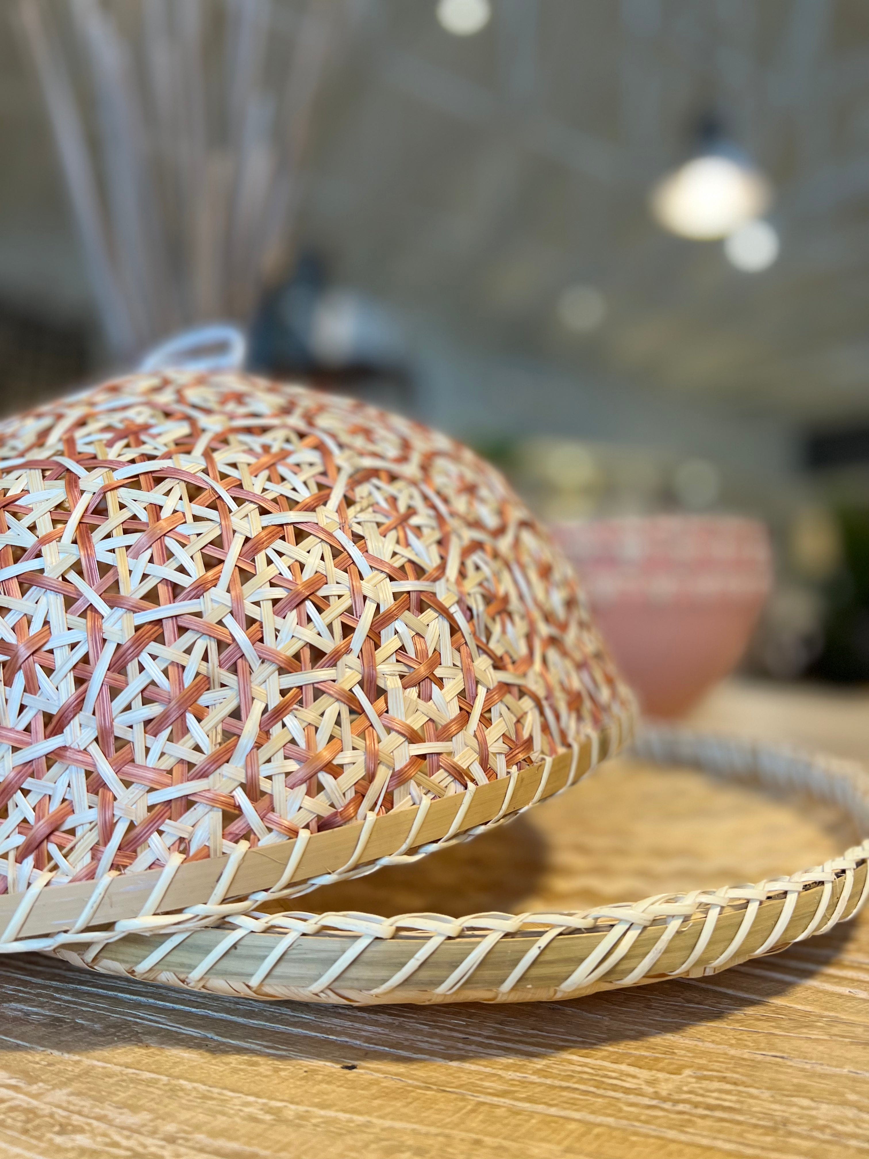 Haven & Space Berry Abbey Bamboo Food Cover