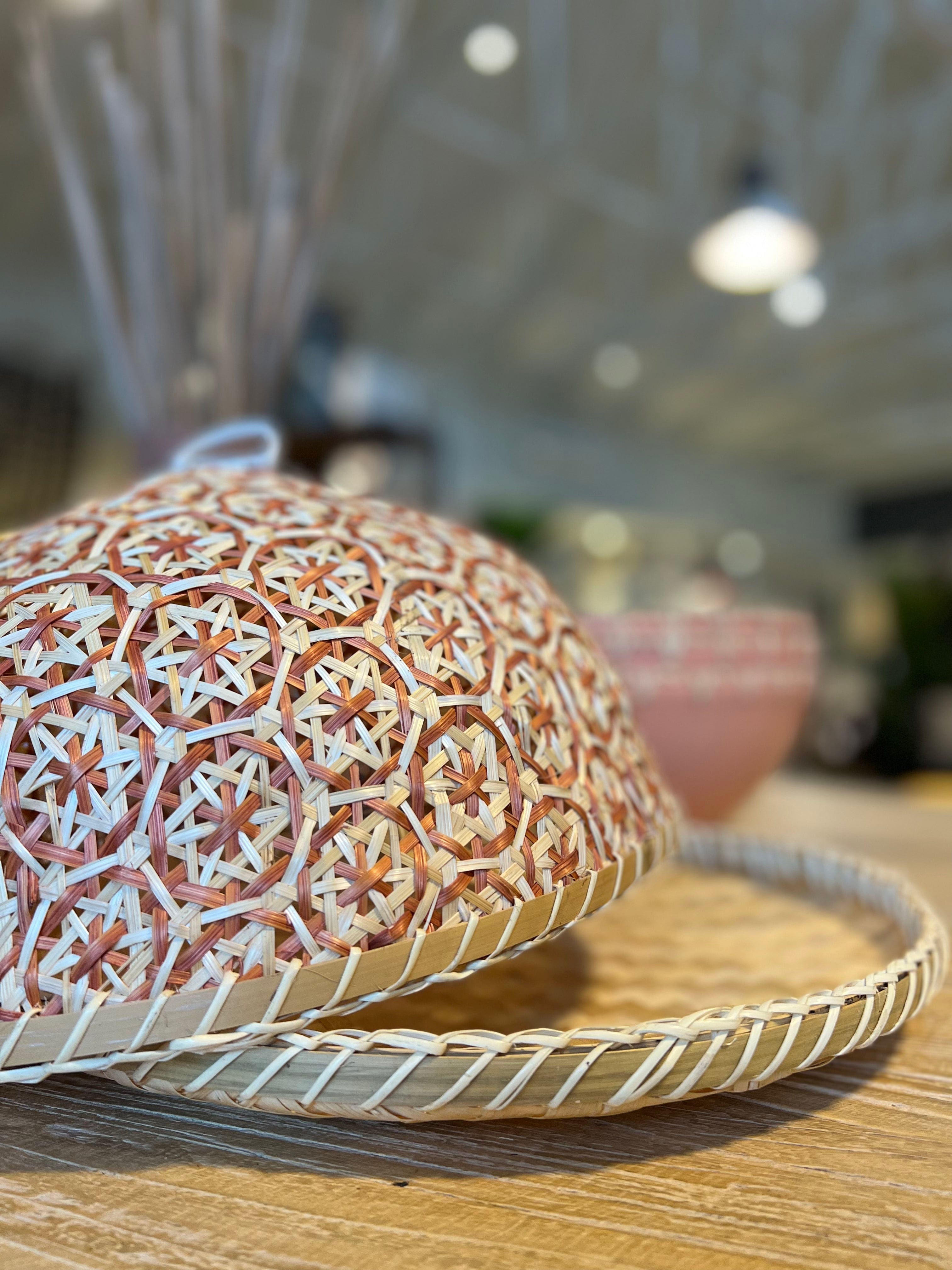 Haven & Space Berry Abbey Bamboo Food Cover