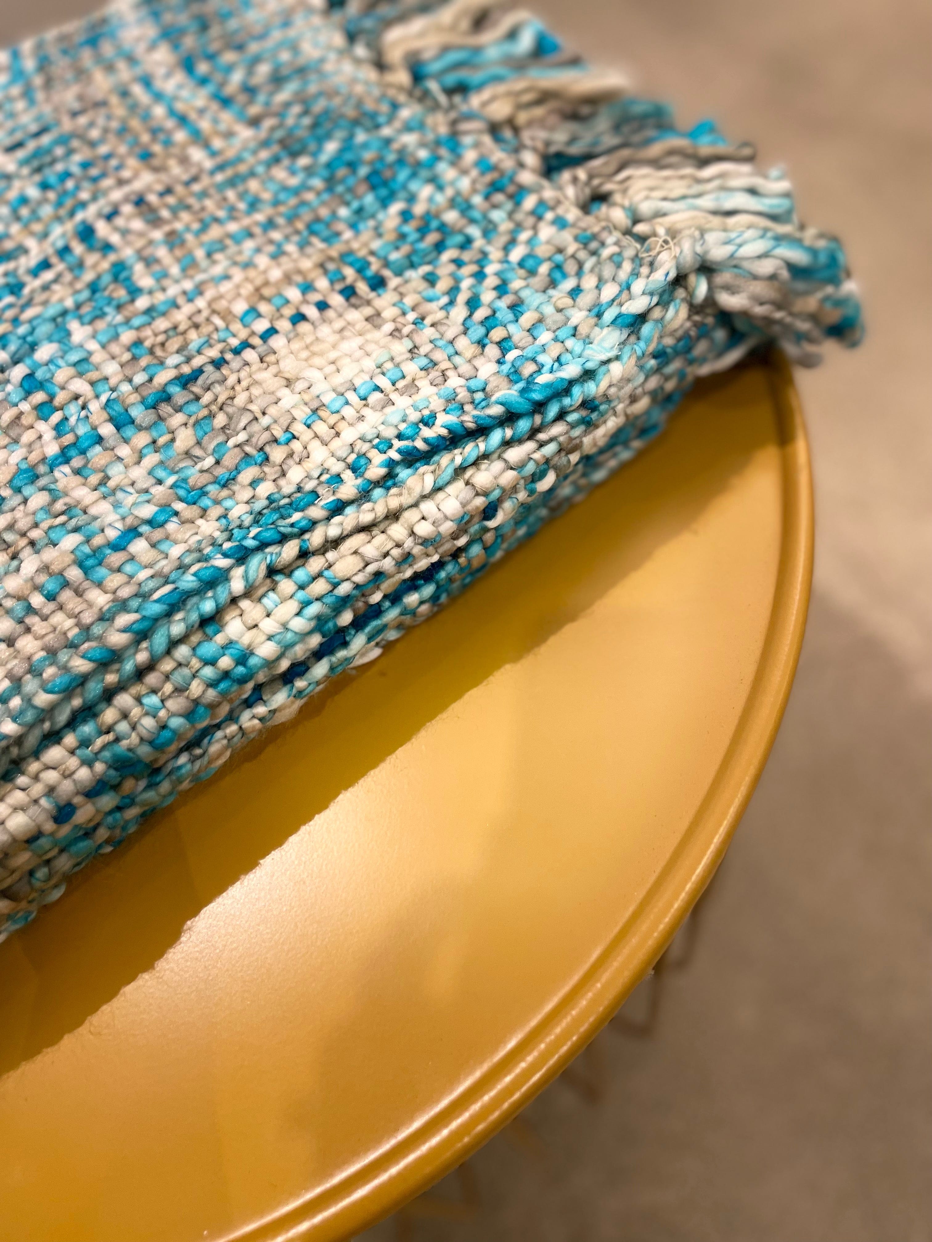 Haven & Space Berry Aqua Marine Oslo Throw