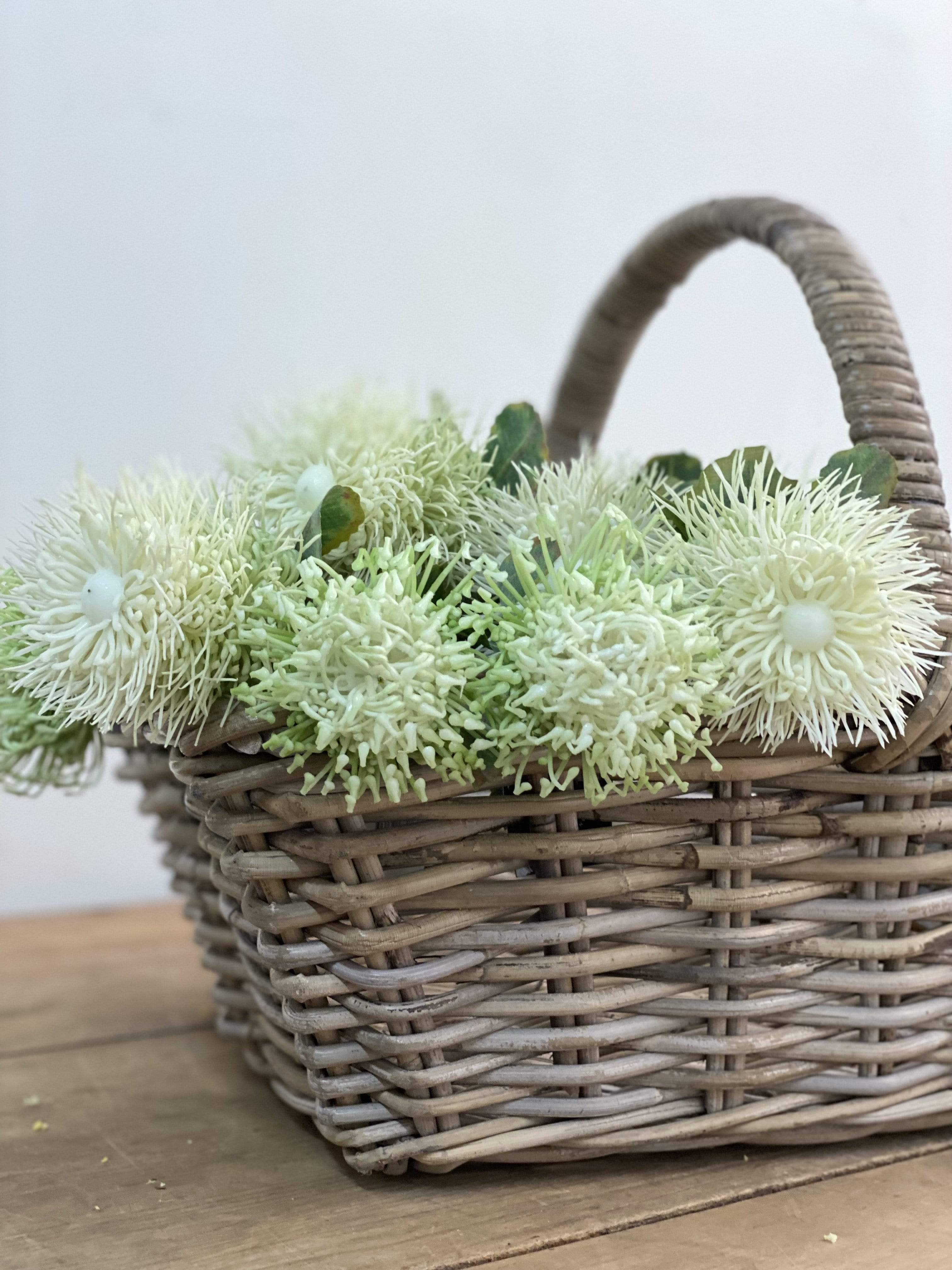 Haven & Space Berry Basketware Kubu Grey Rectangle Shopper