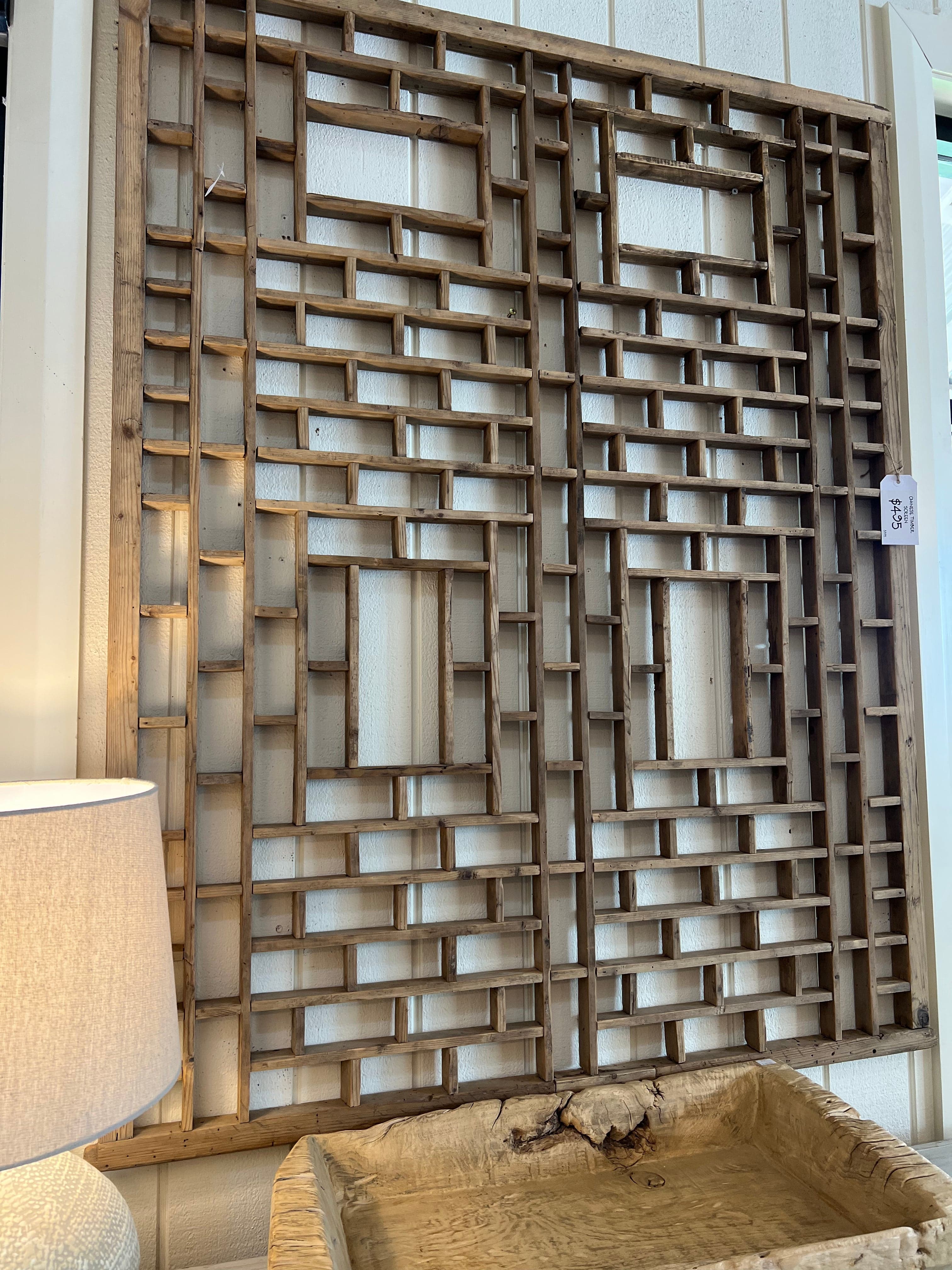 Haven & Space Berry Chinese Timber Screen