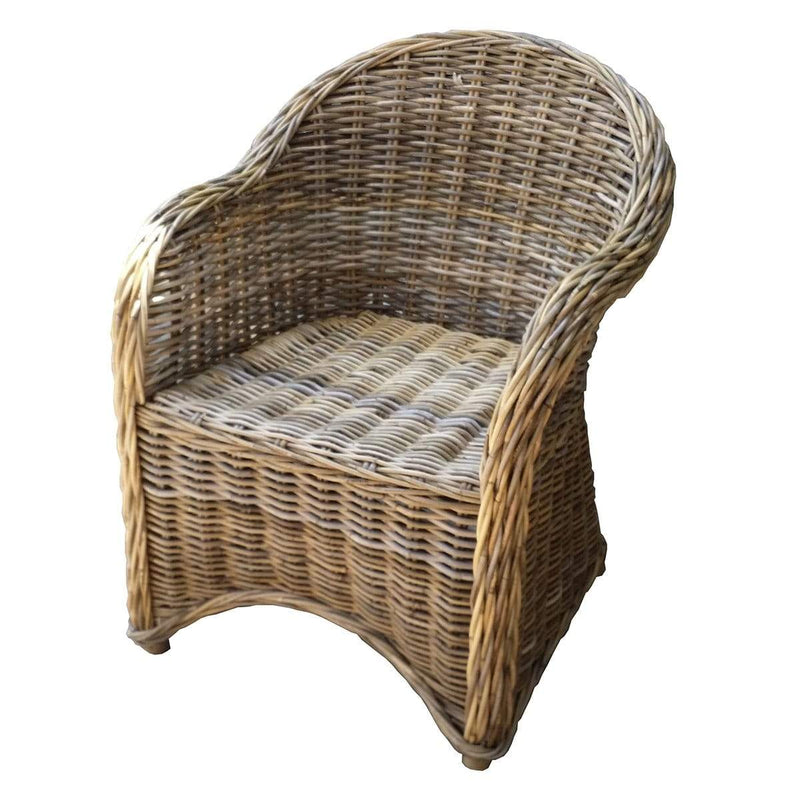 Haven & Space Berry Furniture Grey Kubu 4 Piece Setting