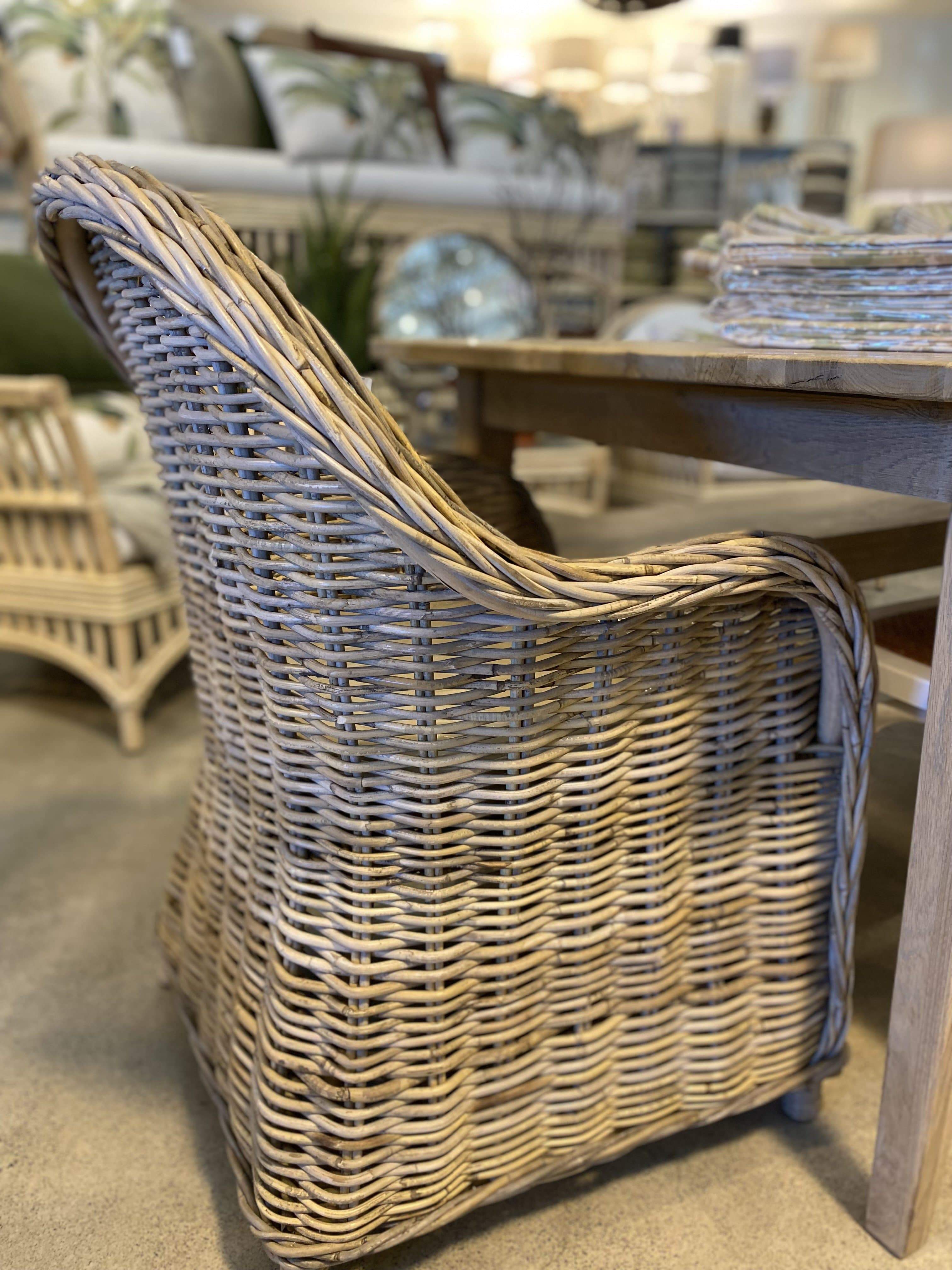 Haven & Space Berry Furniture Grey Kubu Armchair