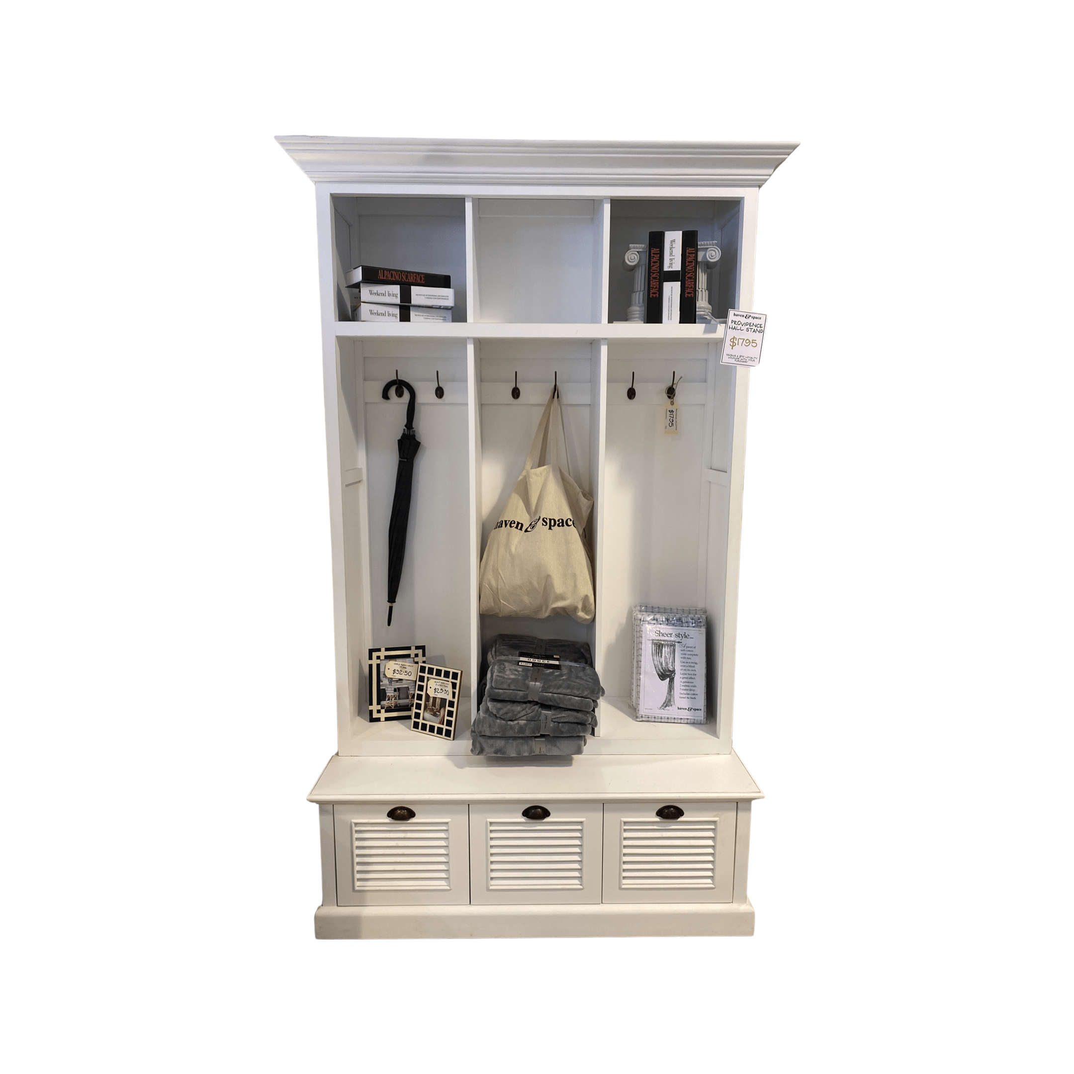 Haven & Space Berry Furniture Providence Hallstand