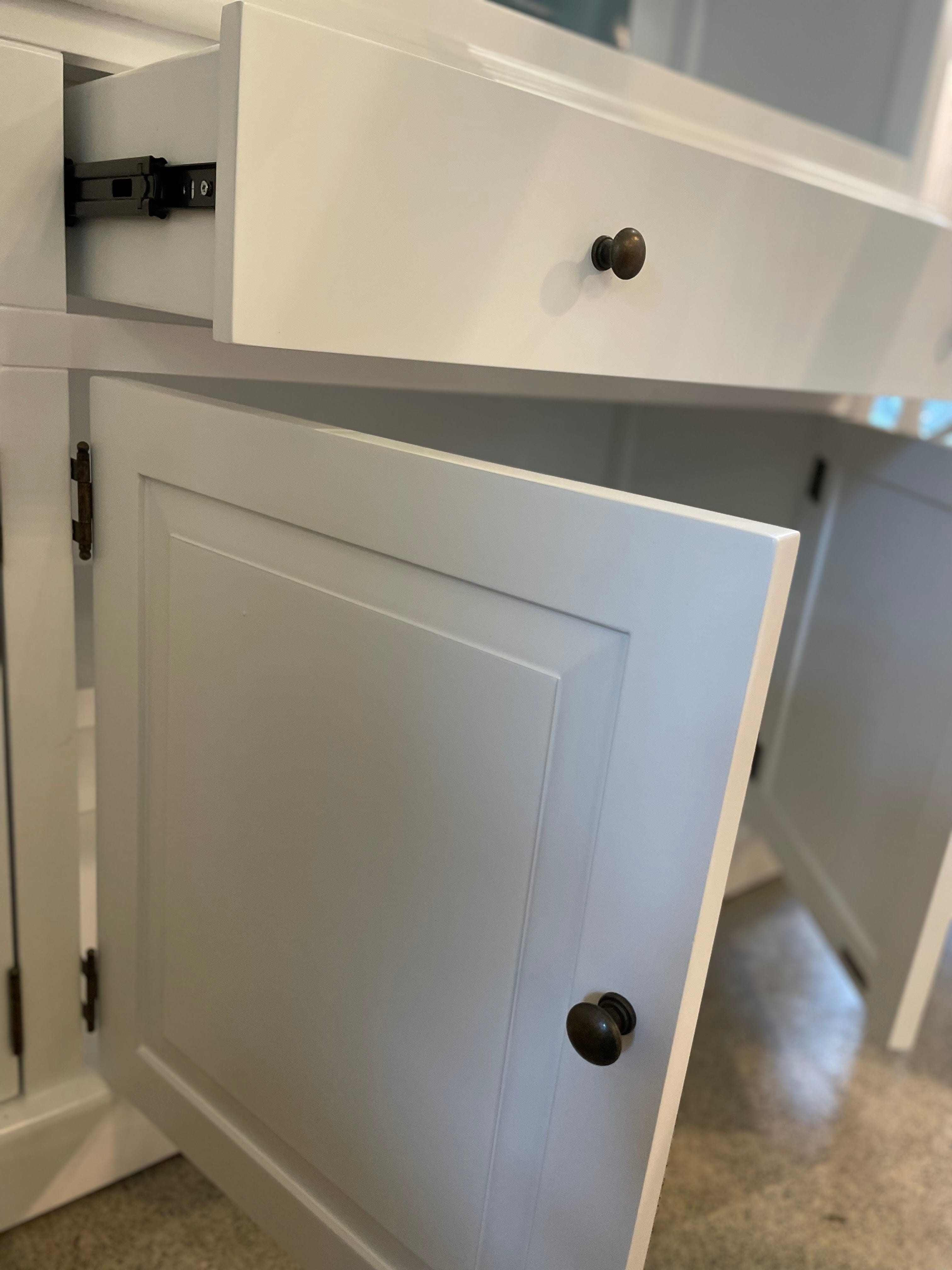 Haven & Space Berry Furniture White Panelled Shelving Prima Bookcase