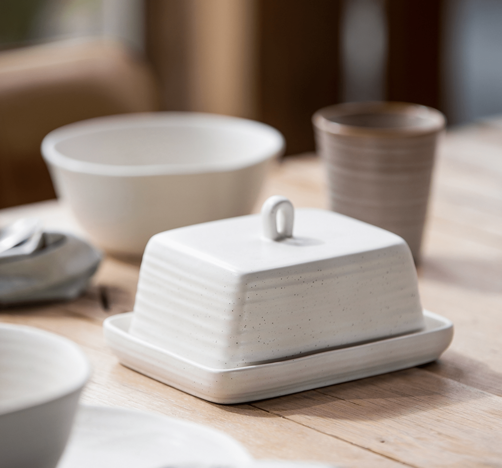 Haven & Space Berry Ottawa Butter Dish