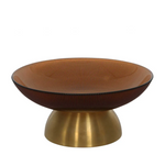 Gable Glass Footed Bowl