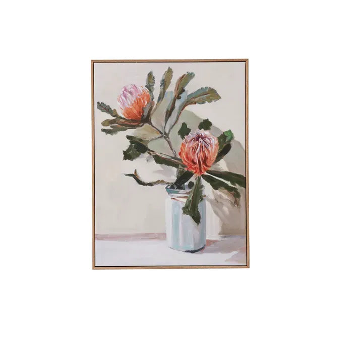 Haven & Space Berry CANVAS 45x60CM Bridget Framed Oil Painting