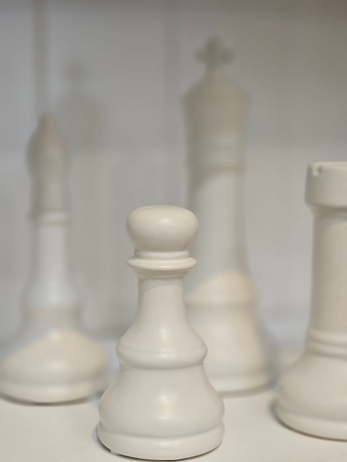 White Chess Pieces – Haven & Space Berry