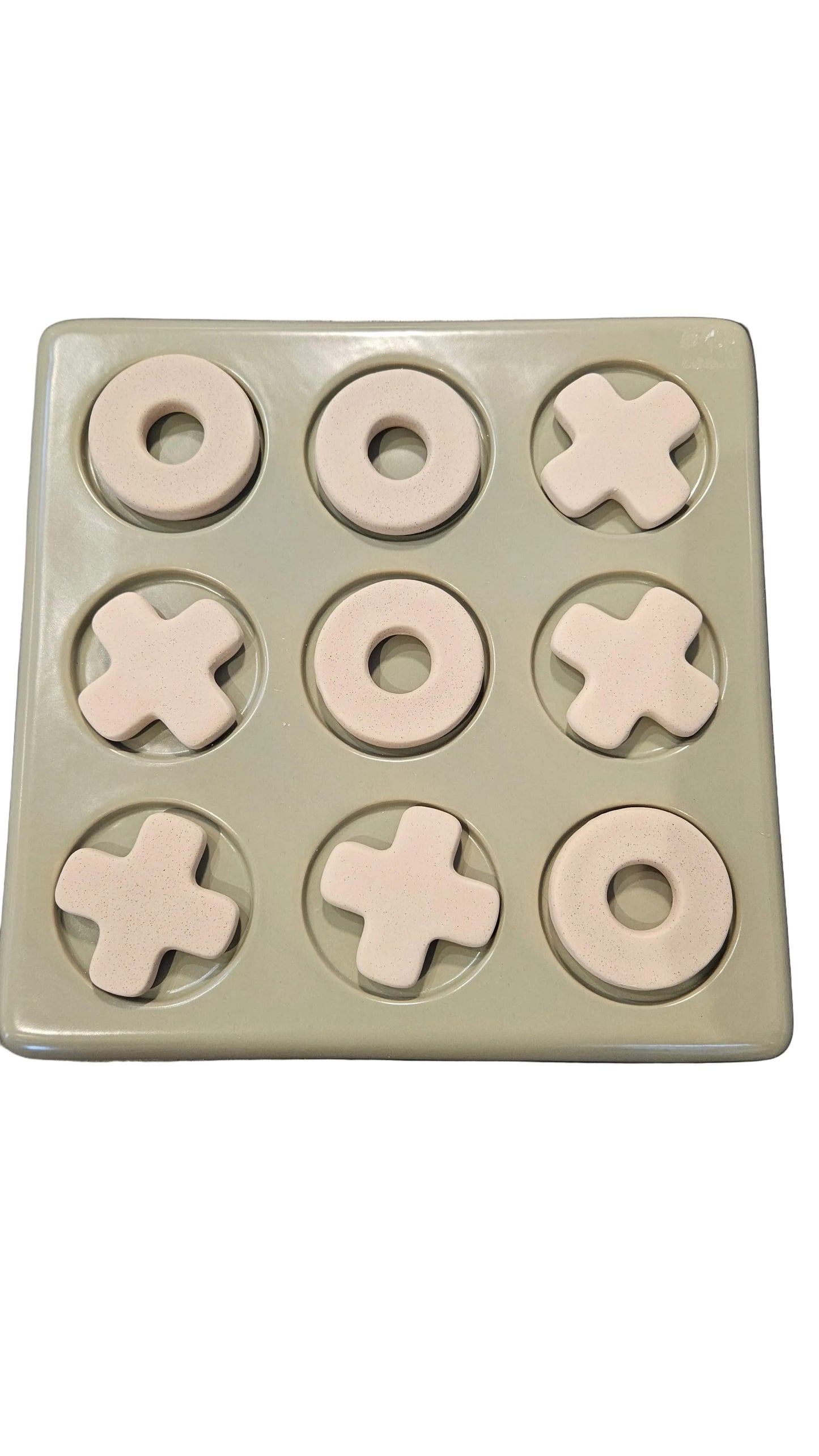 Haven & Space Berry ACCESSORIES Green Ceramic Tic Tac toe