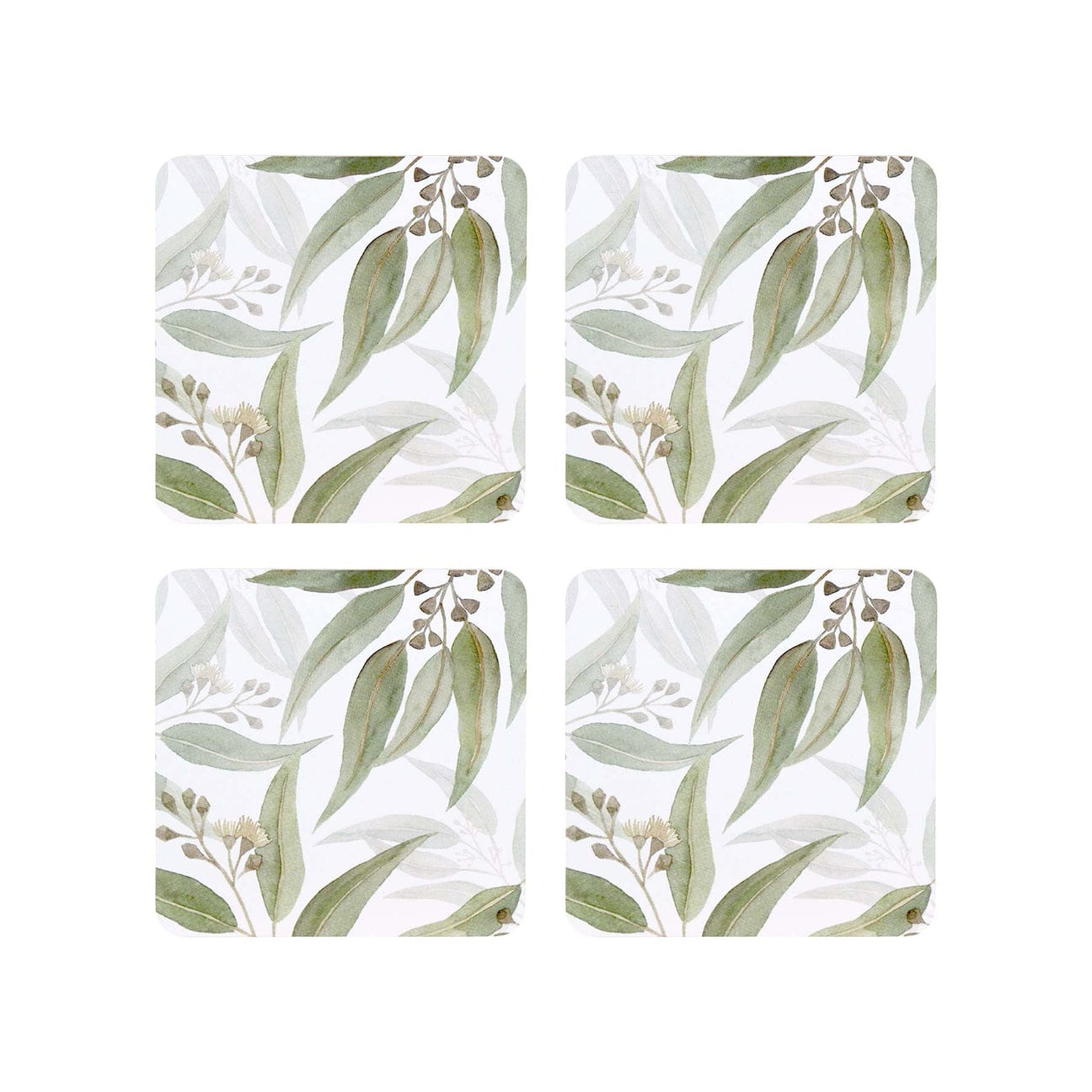 Haven & Space Berry ACCESSORIES Meredith Square Coaster Set/4