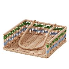 Haven & Space Berry ACCESSORIES Padua Woven Napkin Holder