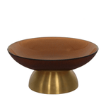 Haven & Space Berry ACCESSORIES Small Gable Glass Footed Bowl