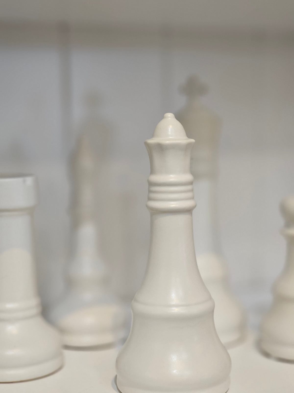 White Chess Pieces – Haven & Space Berry