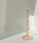 Haven & Space Berry Aria Glass Candleholder
