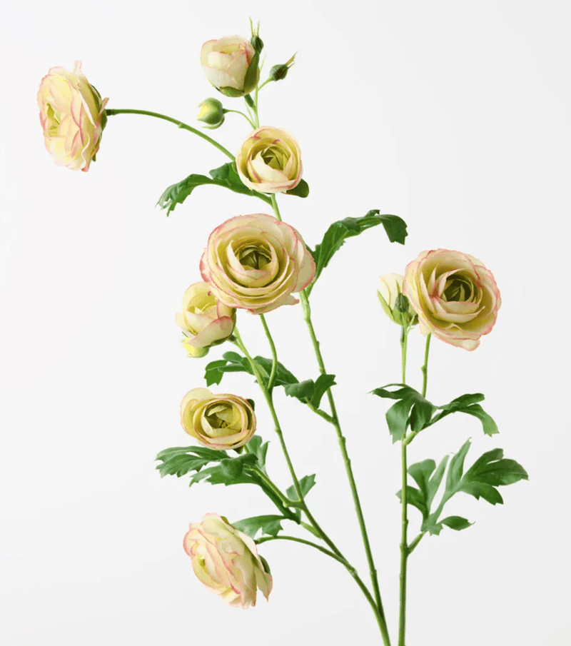 Haven & Space Berry ARTIFICAL FLOWERS 78CM Ranunculus Spray